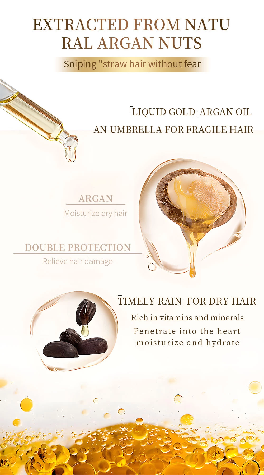 Argan Oil Clear And Moisturizing Shampoo Set Anti-dandruff Protection After Dyeing Hair Care Repair Serum Care