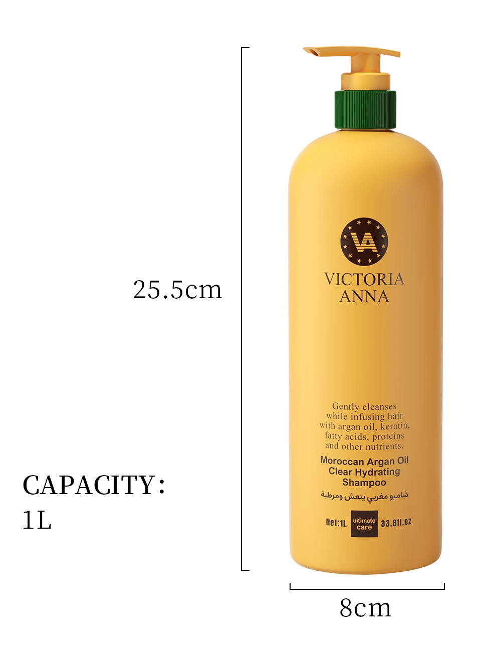 Argan Oil Clear Hydrating Shampoo Nourishes Long Lasting For Men Women Bubble Gray Hair Dye Shampoo Anti-dandruff Protection