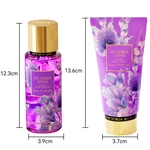 Victoria Anna Whiten Cream Floral Fruity Body Milk Body Cream Lasting Fresh Fragrance Spray Gift Box Body Lotion Set