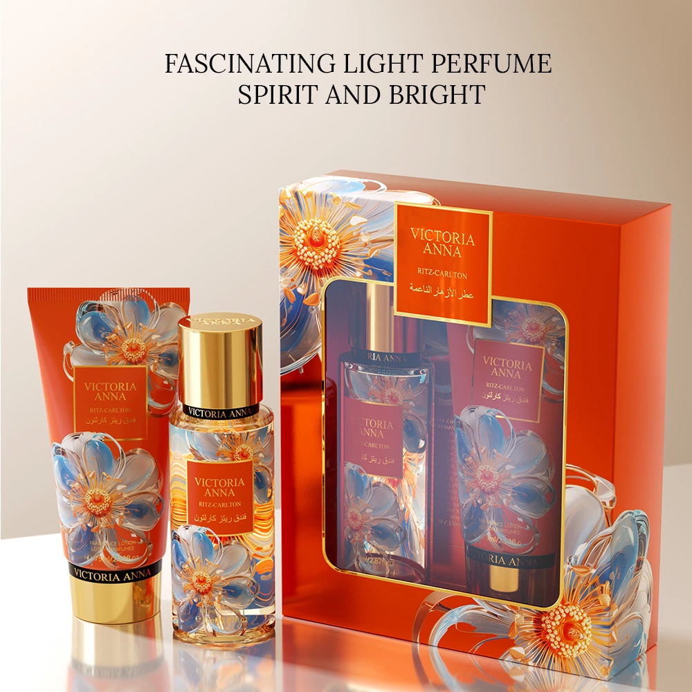 Victoria Anna Lasting Light Fragrance Victorian Fragrance Body Lotion Set Perfumes Mujer Originales Moisturizing Body Lasting Skin Care