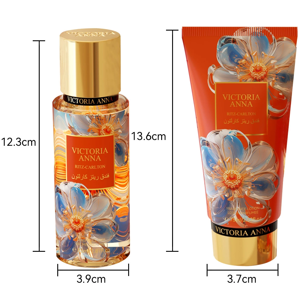 Victoria Anna Lasting Light Fragrance Victorian Fragrance Body Lotion Set Perfumes Mujer Originales Moisturizing Body Lasting Skin Care