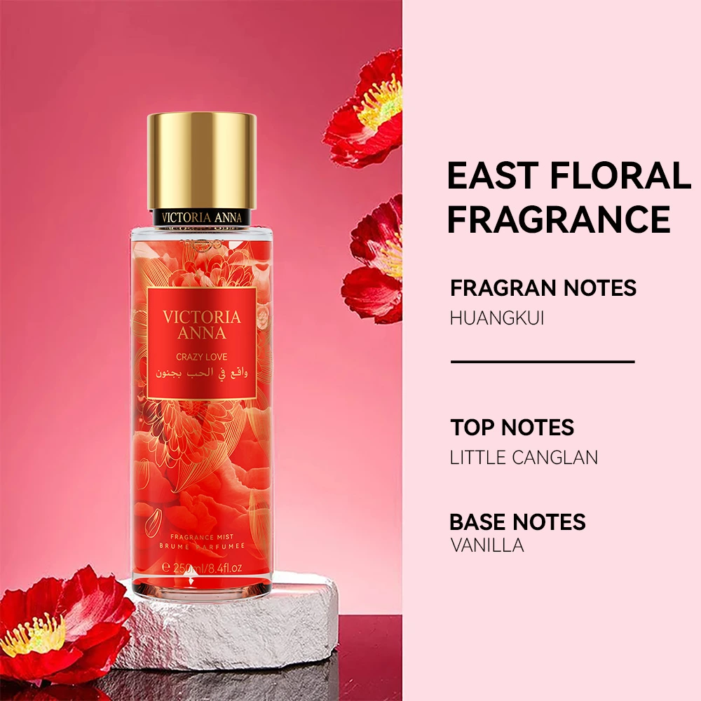 Floral and Fruity Body Fragrance Long Lasting Female Fragrance Air Freshener Spray Long Lasting Fragrance Air Deodorant