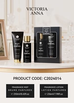 Victoria Anna Perfume And Body Lotion Set, 48 Hours Of Fragrance, Whitening And Moisturizing