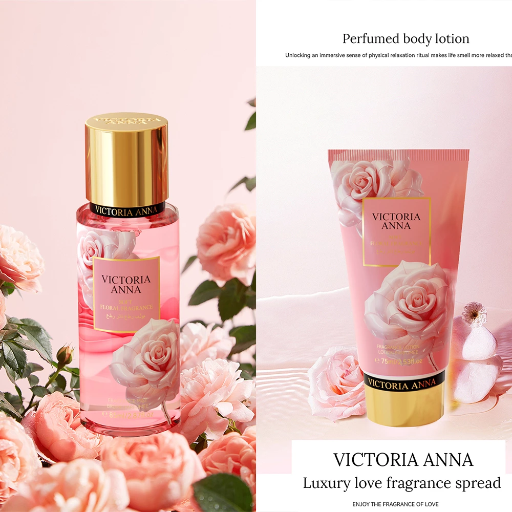 VICTORIA ANNA Exquisite Perfume Set A Captivating Blend of Oriental Floral and Fruity Notes (Eau de Toilette EDT)