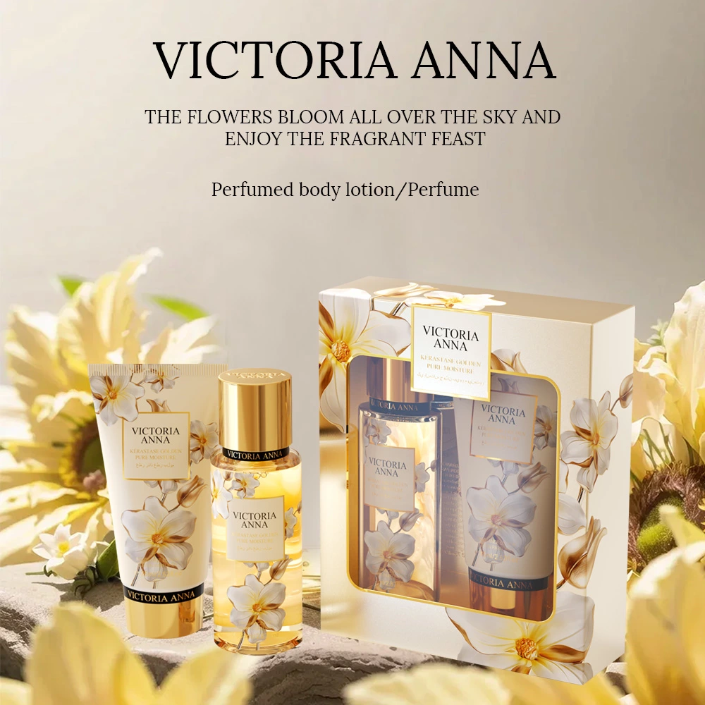 VICTORIA ANNA super sexy perfume set the Libre women perfume and body lotion set with a delicate and refreshing fragra