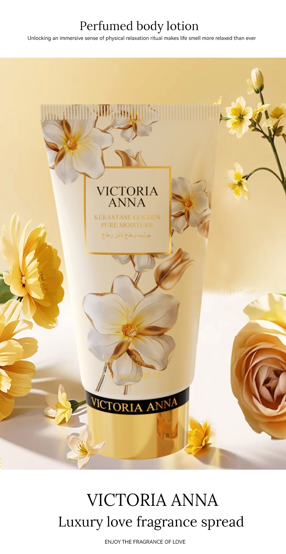 VICTORIA ANNA super sexy perfume set the Libre women perfume and body lotion set with a delicate and refreshing fragra