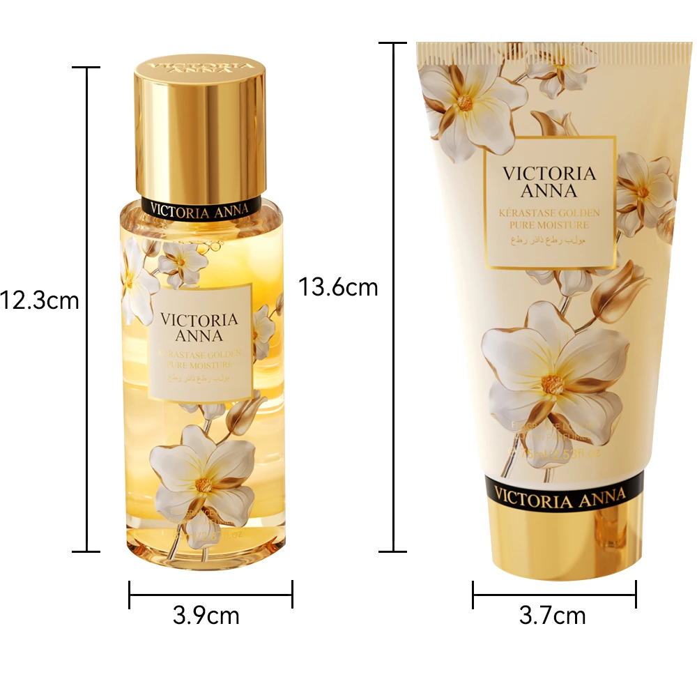 VICTORIA ANNA super sexy perfume set the Libre women perfume and body lotion set with a delicate and refreshing fragra