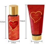 VICTORIA ANNA fragrance series women perfume has a very rich fragrance It a set of perfume and body lotion