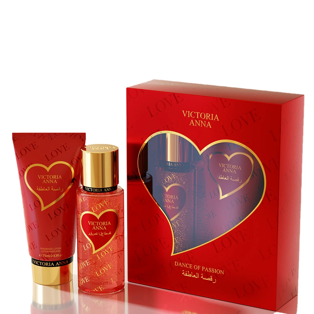 VICTORIA ANNA fragrance series women perfume has a very rich fragrance It a set of perfume and body lotion