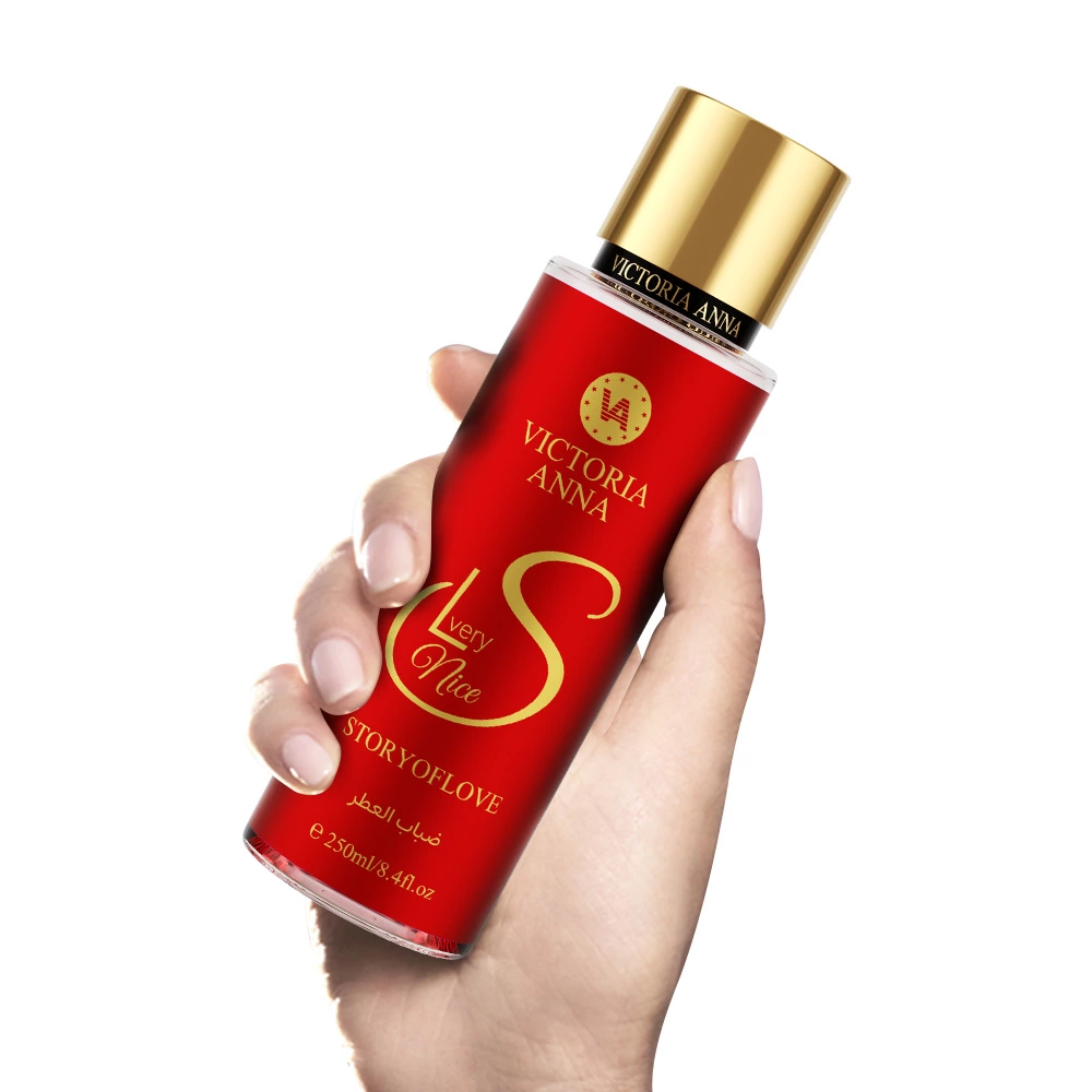 China wholesale factory  250ml body mist perfume spray